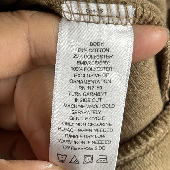 Quacker Factory Velour Vest Women XL Tan Rhinestone Bling Full Zip Quilted Artsy - Picture 7 of 14